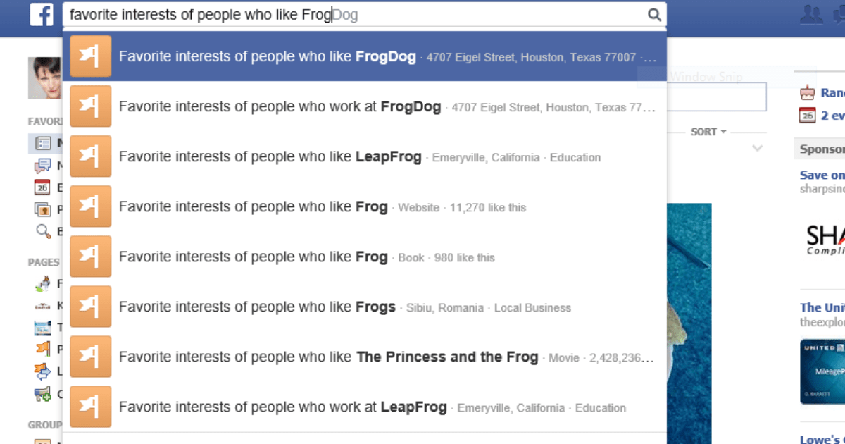 What Is Graph Search Frogdog Marketing